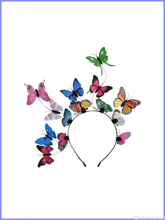 Accessories - Butterfly Headband Fascinator Costume Party Accessory